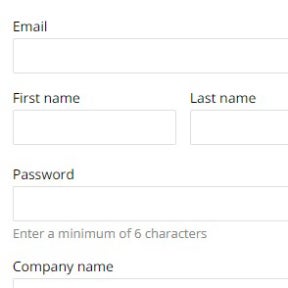Create a free account.
