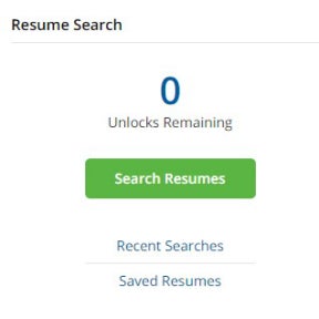 Click on "Search Resumes."