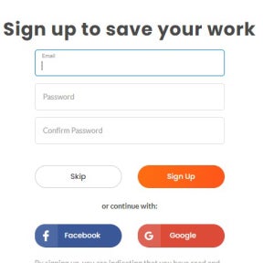 Create an account.