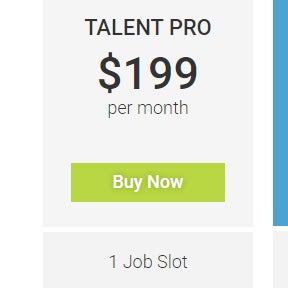 Select a job posting package.