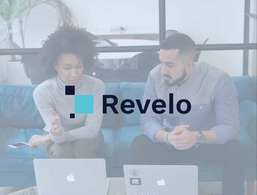 Logotipo da Revelo.