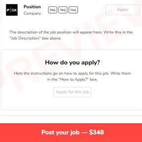 Review and post you job ad.