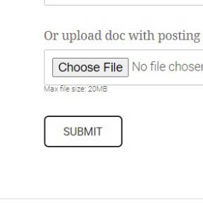 Review and submit your post.