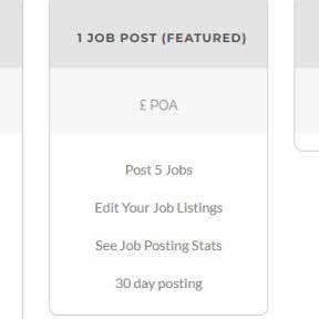 Review the job posting plans.