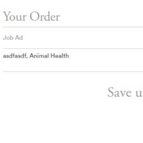 Review your order and click "Continue to Payment."