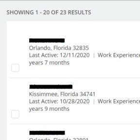 Review your search results.