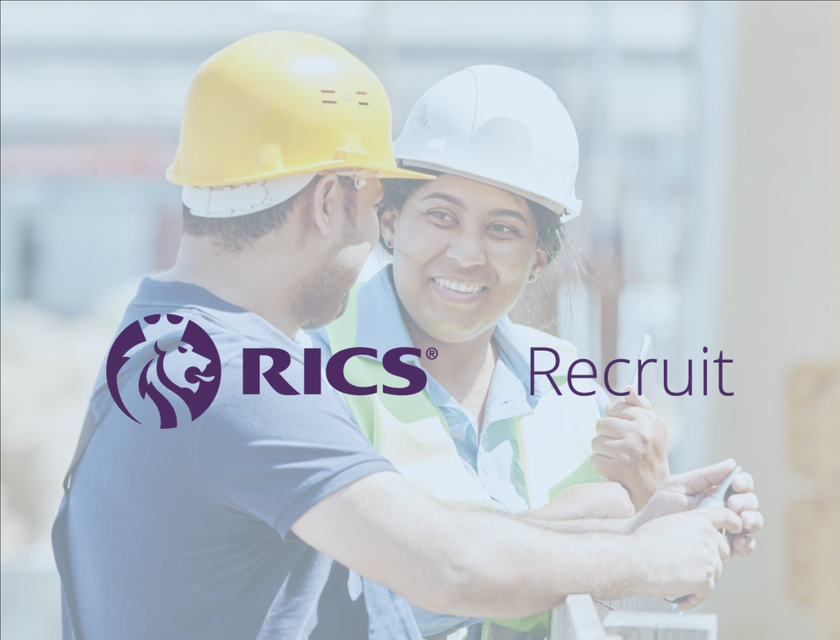 RICS Recruit logo.