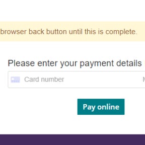 Finalize your order.