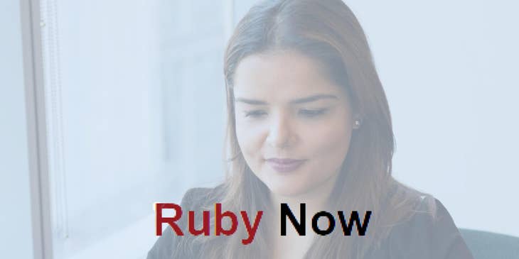 Ruby Now logo.
