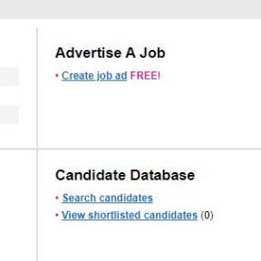 Click "Create job ad."