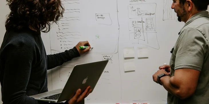 A sales and marketing associate discusses plans for their marketing strategy.