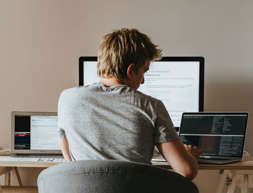 Salesforce administrator configuring and updating the Salesforce system.