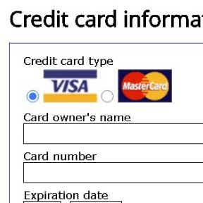 Enter your payment information