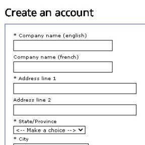 Fill out the registration form.