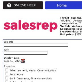 Fill out the job posting form.