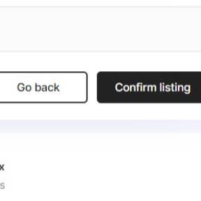 Preview and confirm your listing.