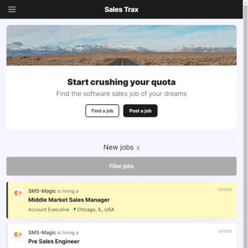 How to Post a Job on Sales Trax: