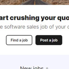 Click on "Post a job" on the home page.