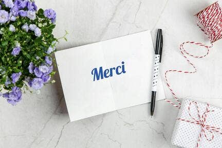 Exprimez votre gratitude si vous le souhaitez.