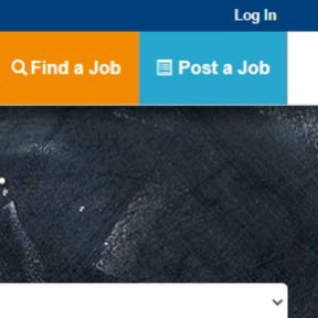 Click "Post a Job" on the home page.