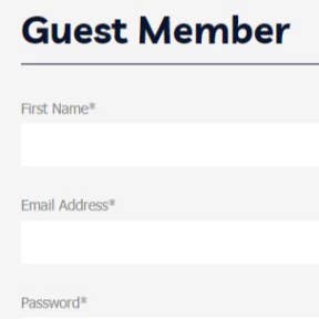 Register as a guest member.