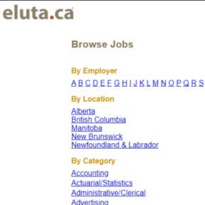 Search Eluta.ca for your job posting.