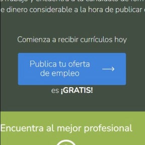 Seleccionar "Publica tu oferta de empleo".
