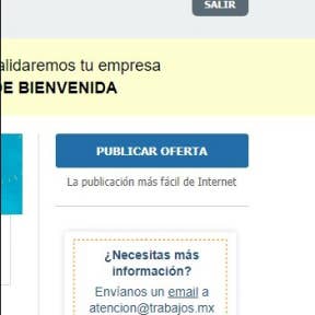 Seleccionar "PUBLICAR OFERTA".