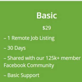 Select a posting option.