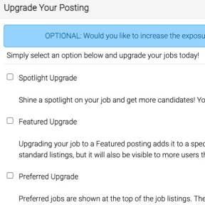 Select additional upgrades.