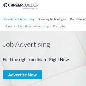 Select "Advertise Now."