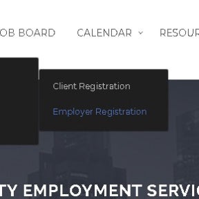 Select "Employer Registration."