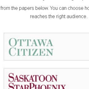 Select "Ottawa Citizen."