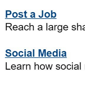 Select "Post a Job."
