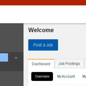 Select "Post a Job."