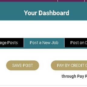 Start the job posting process.