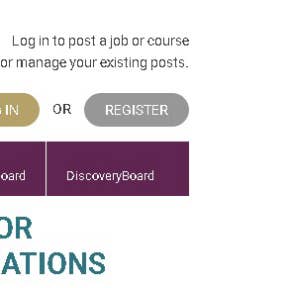 Register as an employer with WorkInCulture.