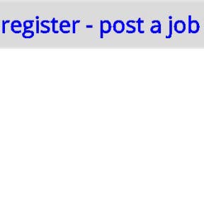 Select "register - post a job."