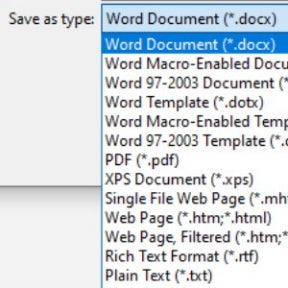 Select the correct file type.