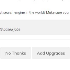 Select upgrades.