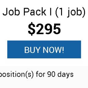Choose your job posting package.