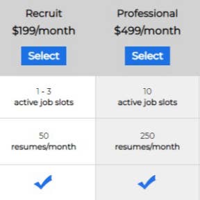 Select your posting plan.
