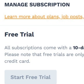 Choose a billing option.