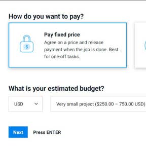 Set a budget.