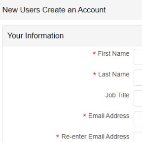Create an employer account.