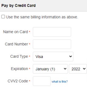 Finalize your order.