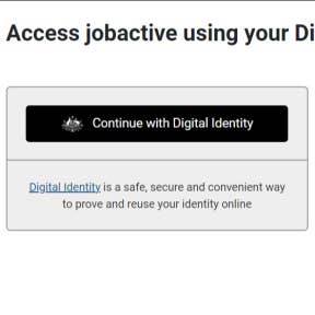 Sign in using your Digital Identity