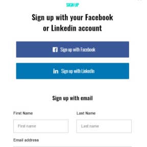Sign up for an account.