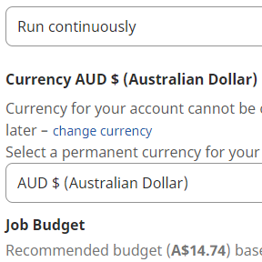 Set a budget.
