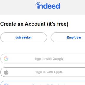 Create an employer account.